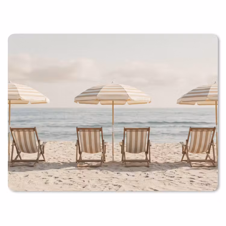 Muismat - Strand - Stoelen - Parasol — 1