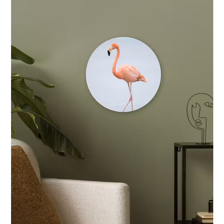 Muurcirkel - Flamingo - Zee - Roze — 3