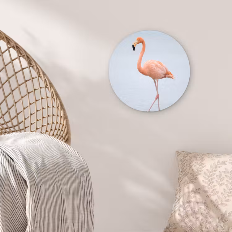 Muurcirkel - Flamingo - Zee - Roze — 5