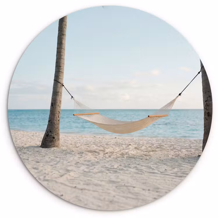 Muurcirkel - Hangmat - Strand - Wit — 1