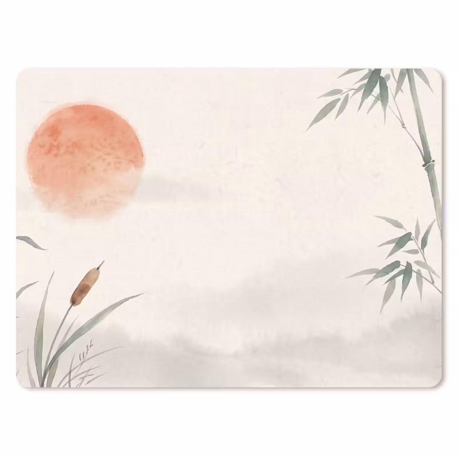 Muismat - Minimalistisch - Bamboe - Groen — 1