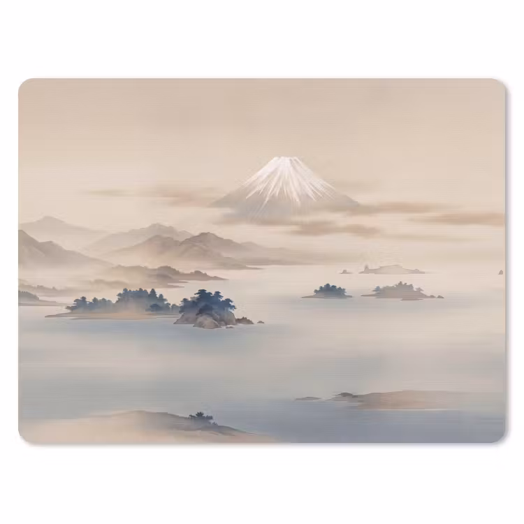 Muismat - Japans - Landschap - Beige — 1