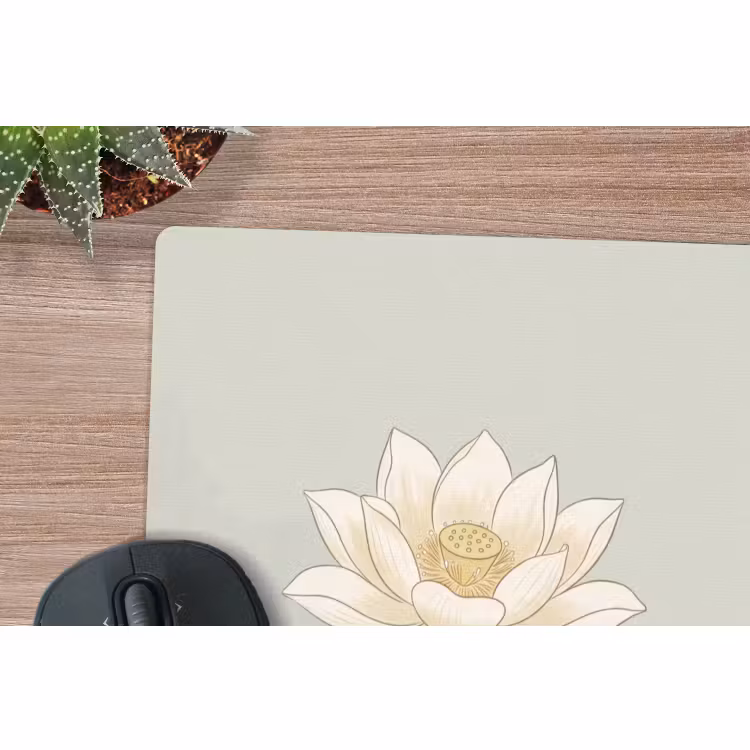 Muismat - Lotus - Bloemen - Groen — 4