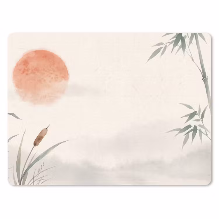 Muismat - Minimalistisch - Bamboe - Groen — 1