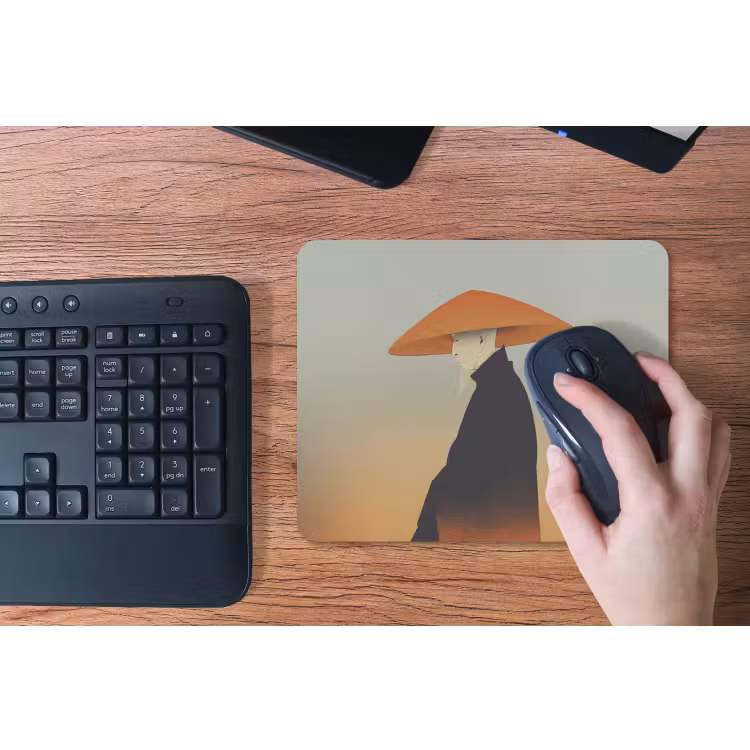 Muismat - Minimalistisch - Silhouet - Oranje — 3