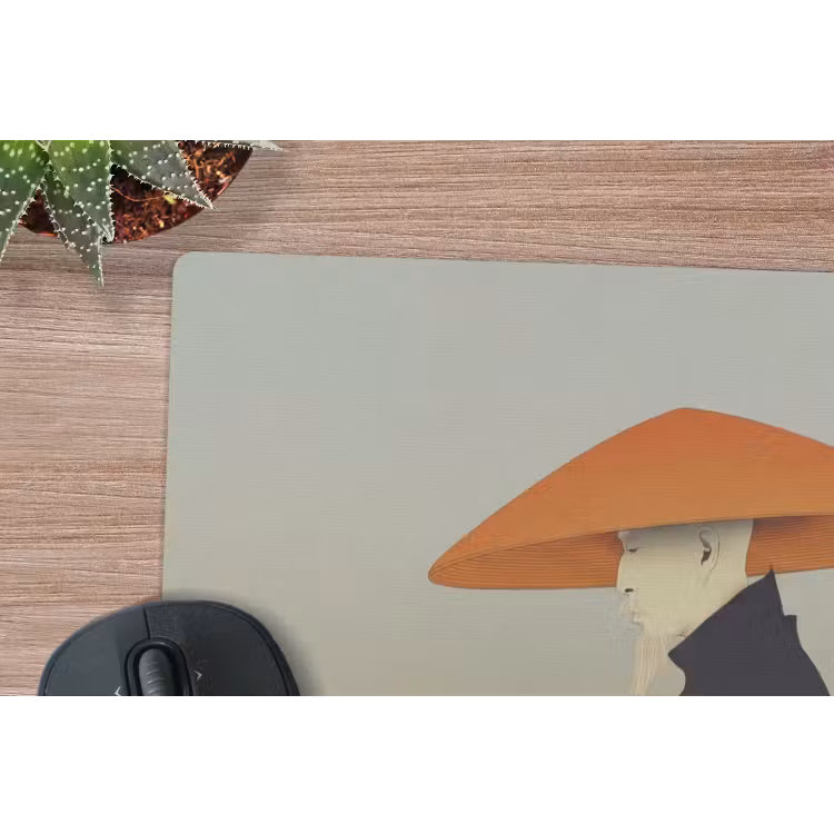 Muismat - Minimalistisch - Silhouet - Oranje — 4