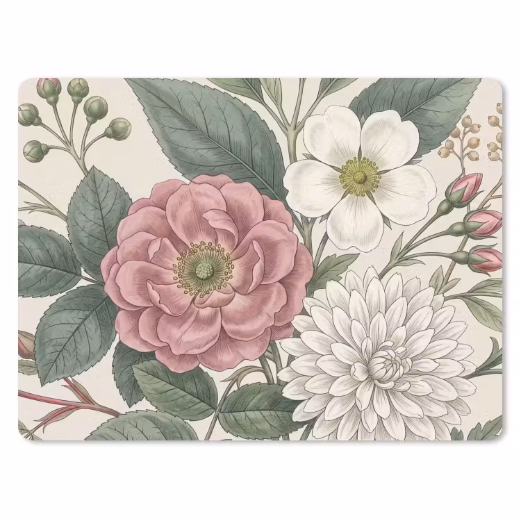 Muismat - Romantisch - Design - Kleurrijk — 1