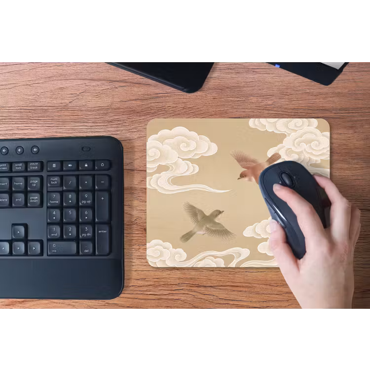 Muismat - Vogels - Vliegen - Beige — 3