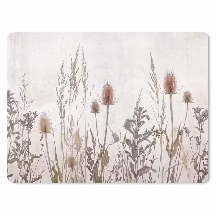 Muismat - Weidebloemen - Design - Sepia — 1