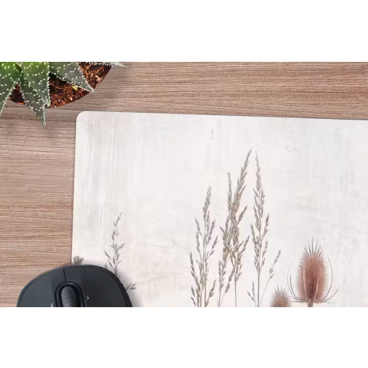 Muismat - Weidebloemen - Design - Sepia — 4