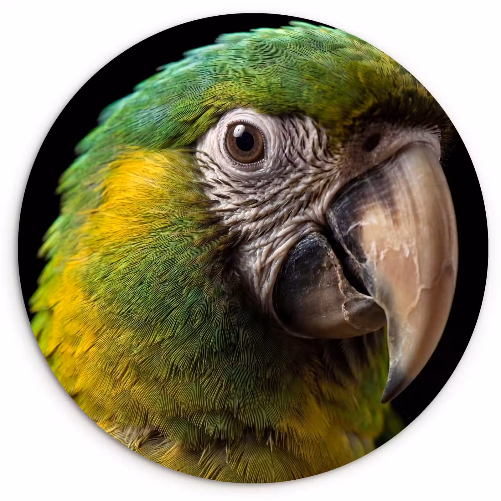 Muurcirkel - Ara - Portret - Groen — 1