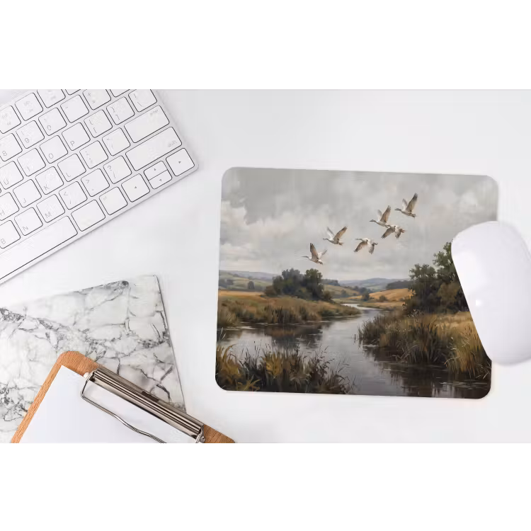 Muismat - Eenden - Rivier - Landschap - Vlucht - Nostalgisch — 2
