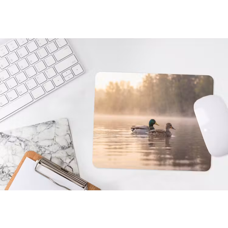 Muismat - Eenden - Water - Mist - Natuur — 2