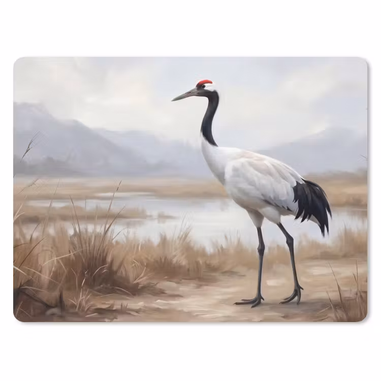 Muismat - Kraanvogel - Natuur - Realistisch — 1