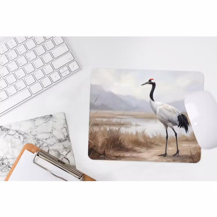 Muismat - Kraanvogel - Natuur - Realistisch — 2
