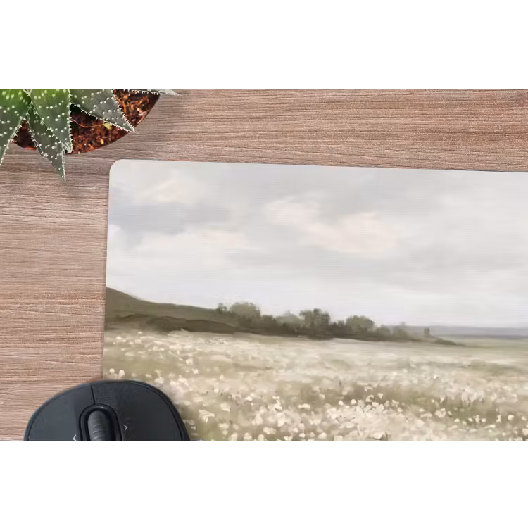Muismat - Illustratie - Landschap - Wit — 4