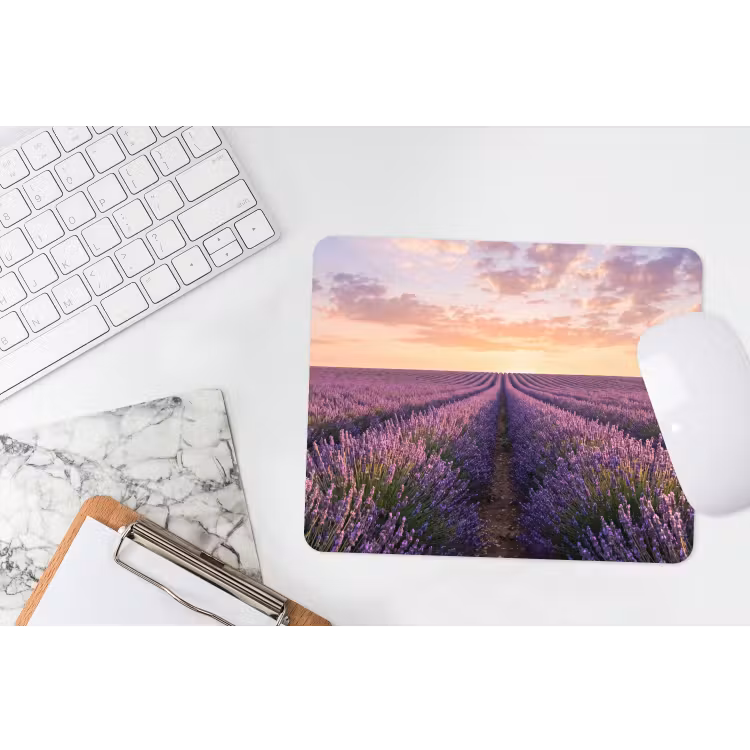 Muismat - Landschap - Lavendelveld - Paars — 2