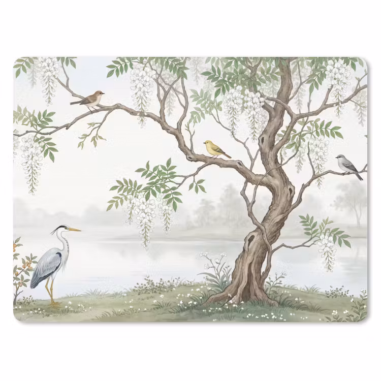 Muismat - Reiger - Landschap - Groen — 1