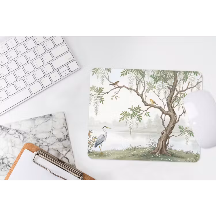 Muismat - Reiger - Landschap - Groen — 2