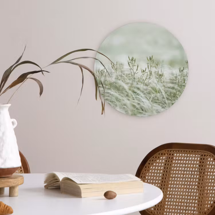 Muurcirkel - Grassen - Minimalistisch - Groen — 4