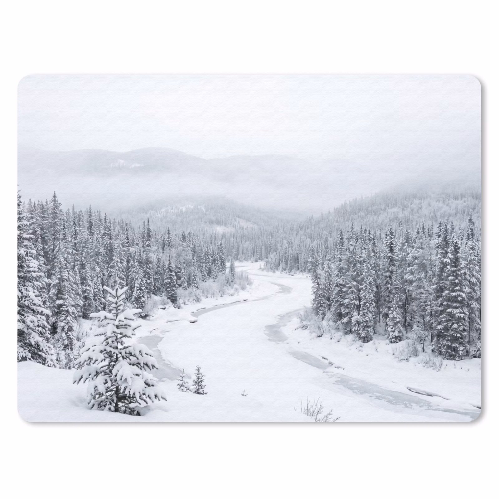 Muismat - Rivier - Bevroren - Landschap - Winter — 1