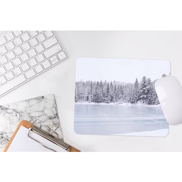 Muismat - Meer - Dennen - IJs - Winter - Rustgevend — 2