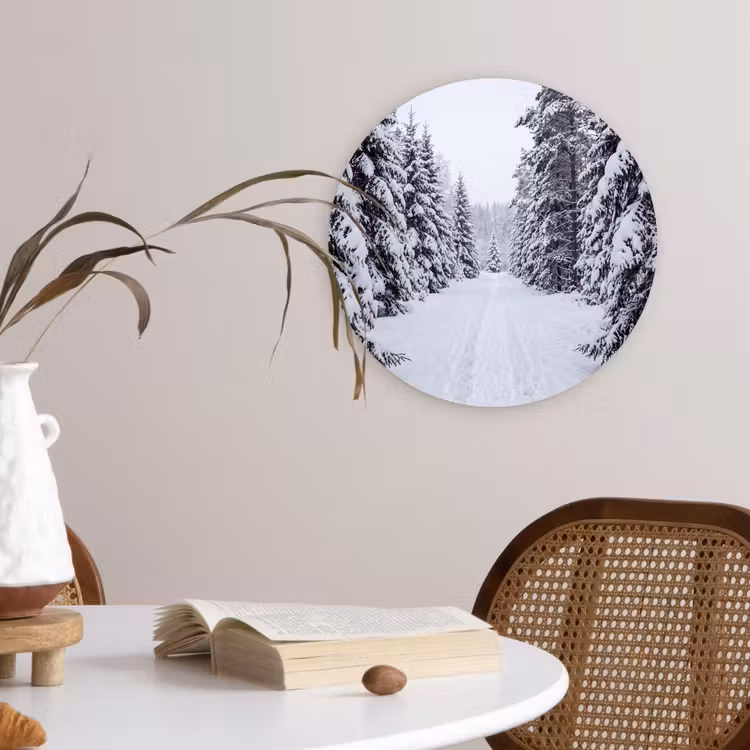 Muurcirkel - Bos - Winter - Sneeuw - Pad - Natuur — 4