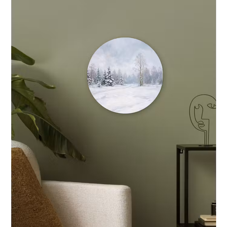 Muurcirkel - Bospad - Dennen - Sneeuw - Winter - Rustgevend — 3