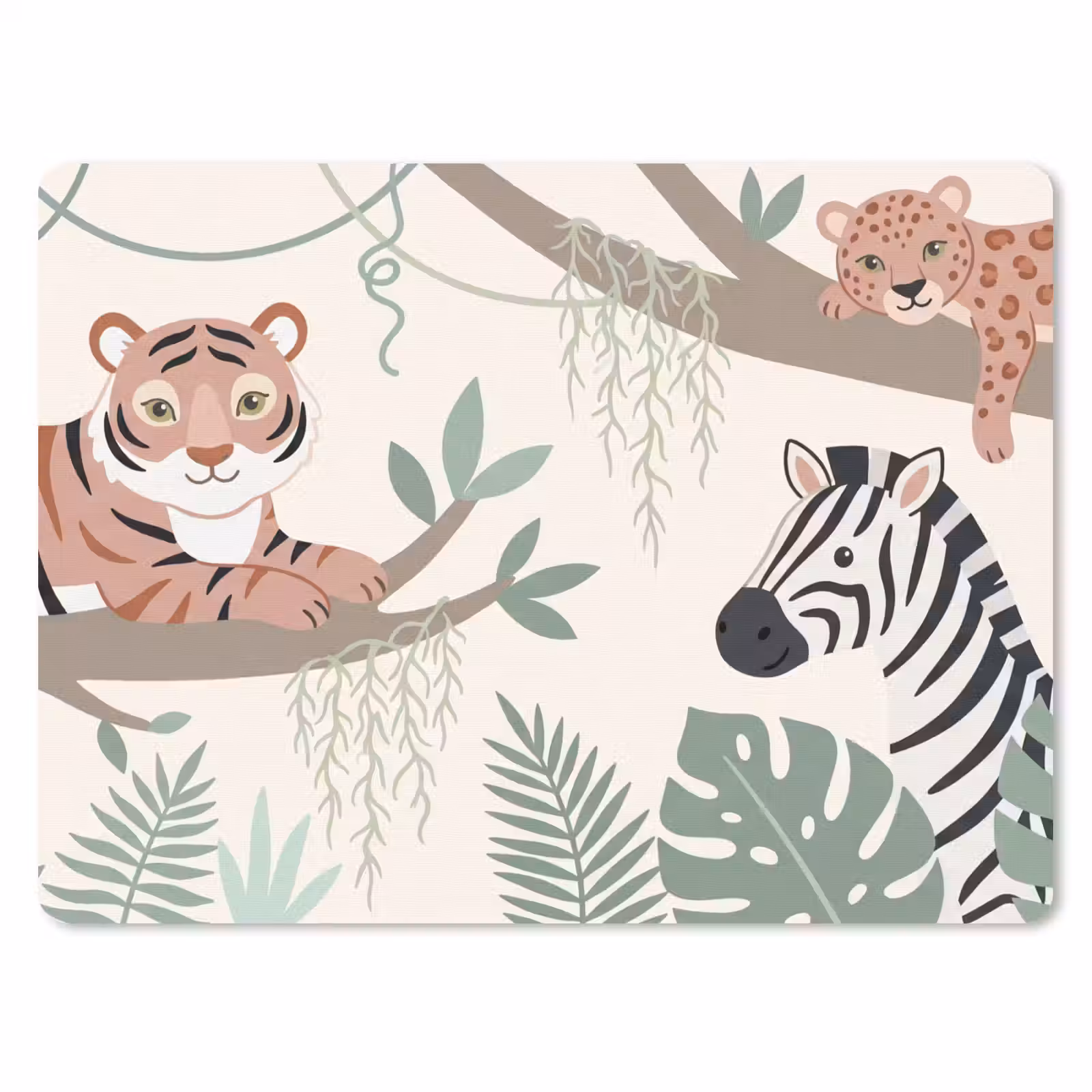 Muismat - Jungle - Rustiek - Pastel — 1
