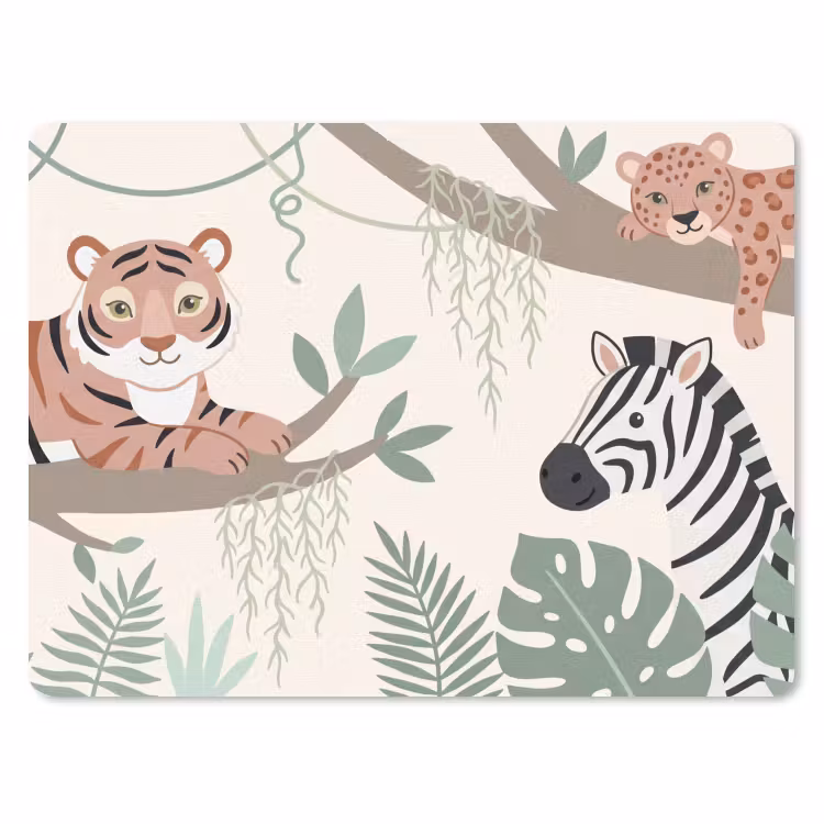 Muismat - Jungle - Rustiek - Pastel — 1