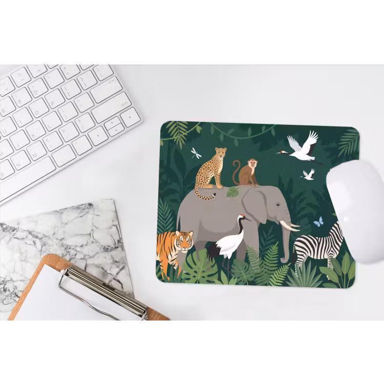 Muismat - Tropisch - Jungle - Groen — 2