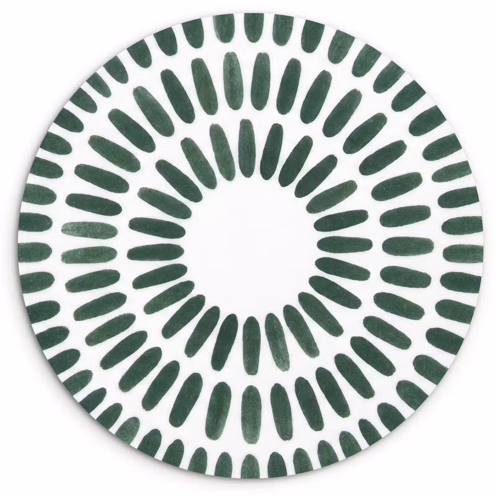 Muurcirkel - Abstract - Cirkel - Patroon - Modern - Groen — 1