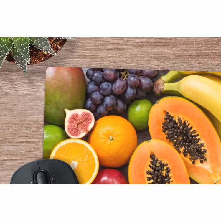 Muismat - Eten - Fruit - Groenten - Vers - Kleurrijk — 4