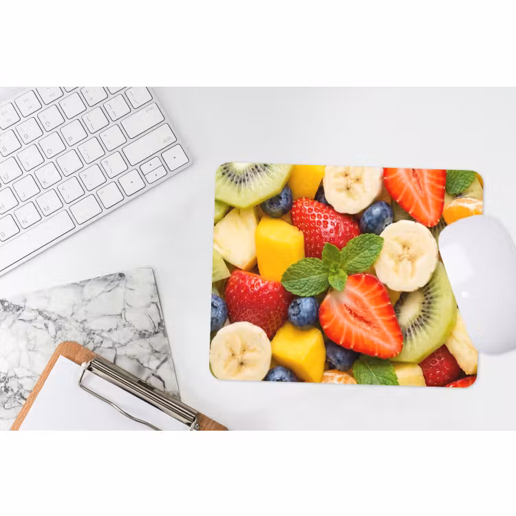 Muismat - Fruit - Plakjes - Eten - Kleurrijk — 2