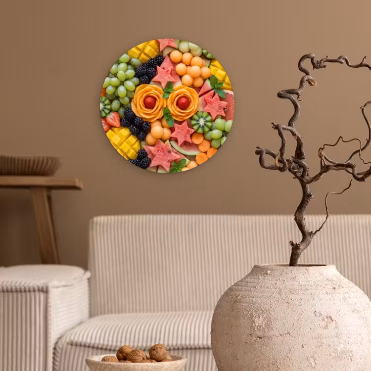 Muurcirkel - Fruit - Variatie - Kleurrijk - Vers - Eten — 2