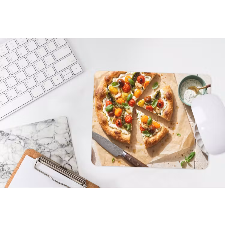 Muismat - Eten - Tomaten - Basilicum - Maaltijd - Vers — 2