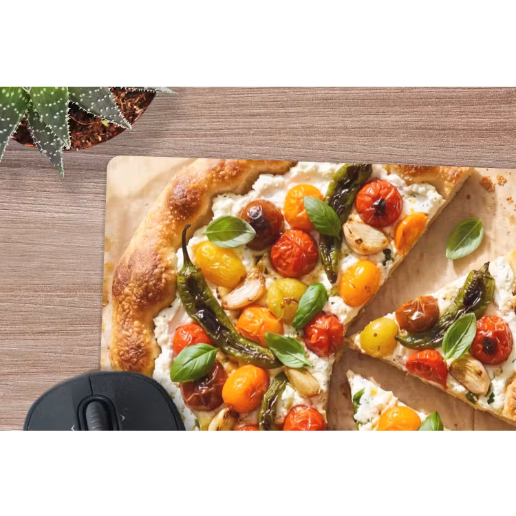 Muismat - Eten - Tomaten - Basilicum - Maaltijd - Vers — 4