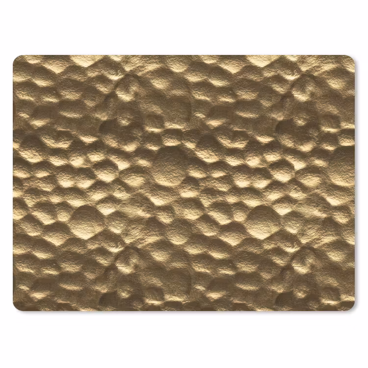 Muismat - Gehamerd - Reliëf - Textuur - Bronsgoud — 1