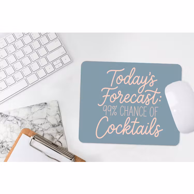 Muismat - Today's Forecast - Cocktails - Blauw — 2