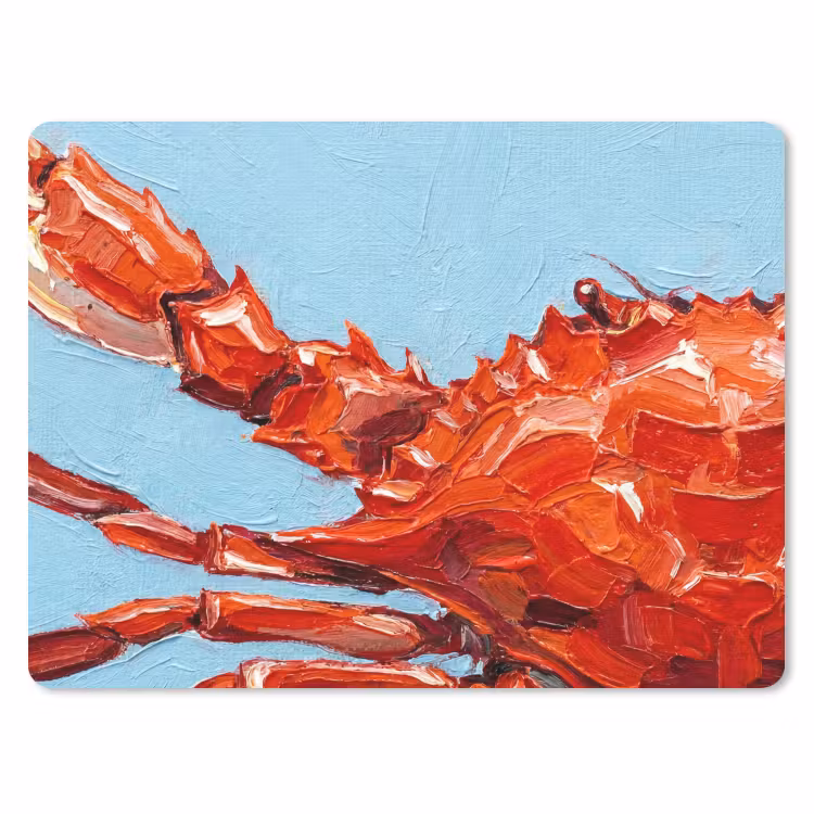 Muismat - Krab - Zee - Dieren - Abstract - Rood — 1