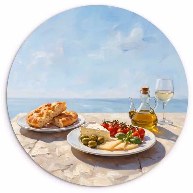Muurcirkel - Eten - Middellandse Zee - Natuur - Geschilderd — 1