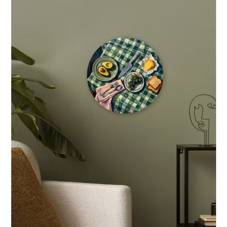 Muurcirkel - Eten - Ontbijt - Tafel - Modern - Groen — 3