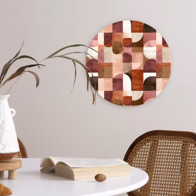Muurcirkel - Geometrie - Modern - Retro — 4