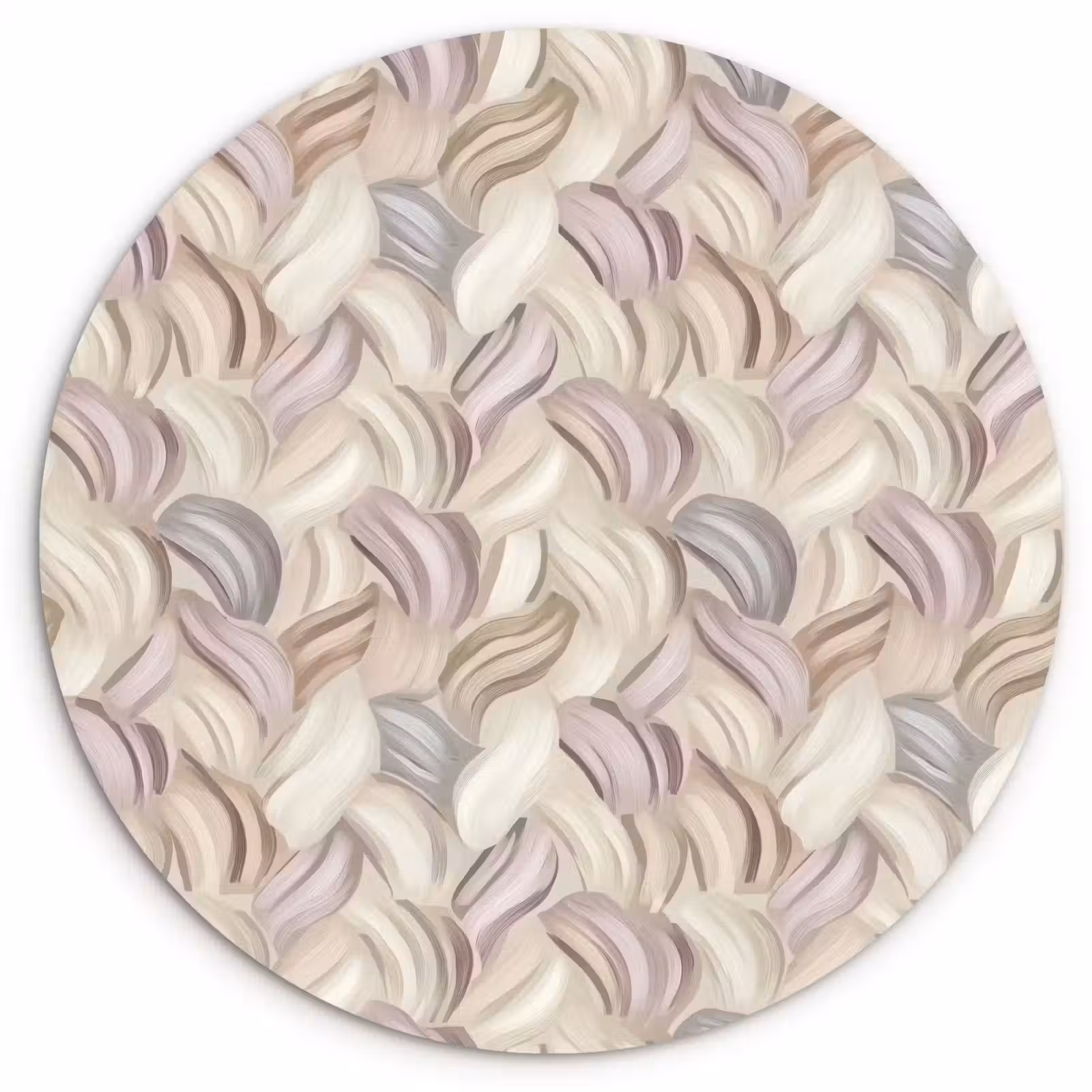 Muurcirkel - Abstract - Golvend - Pastel — 1