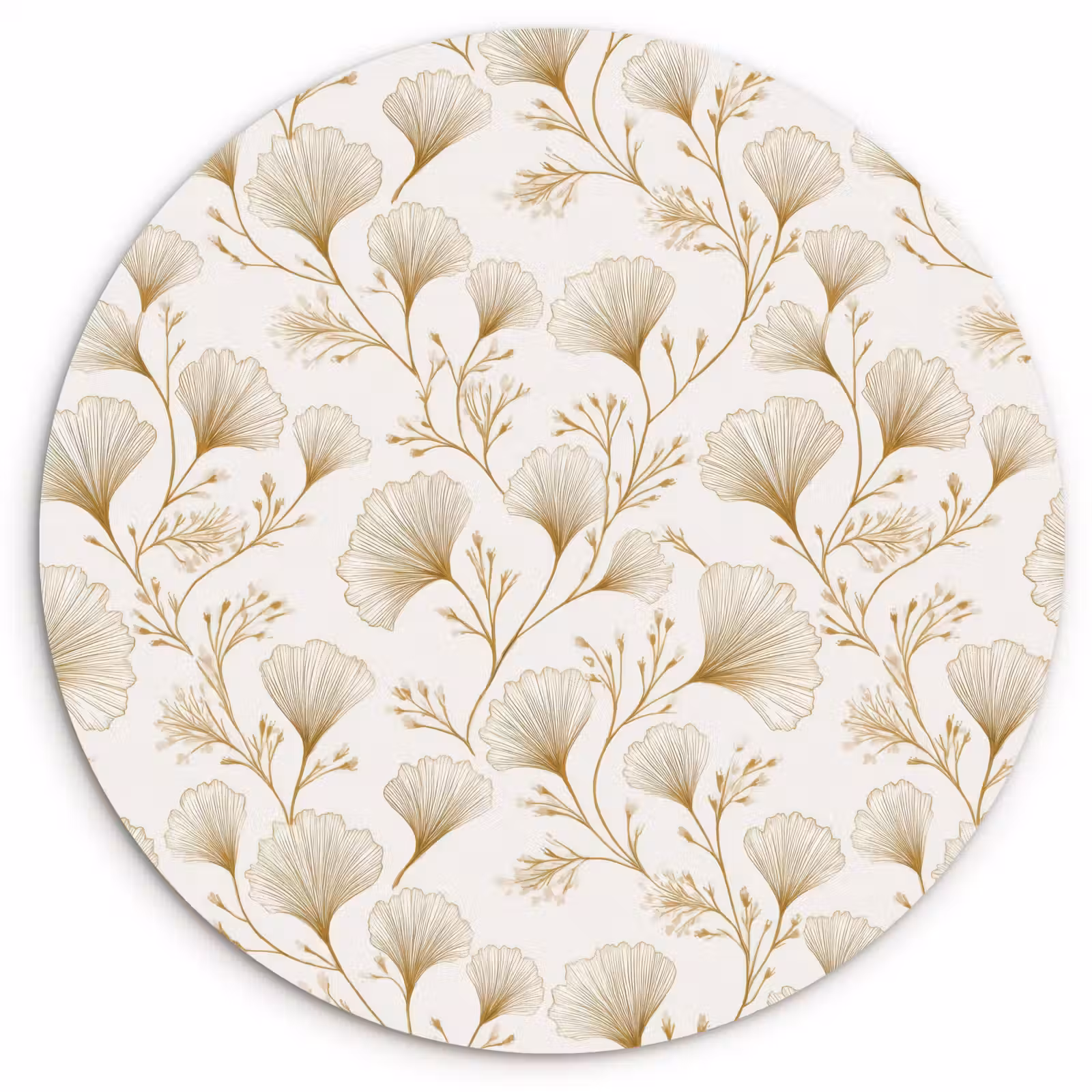 Muurcirkel - Ginkgo - Takken - Goud — 1