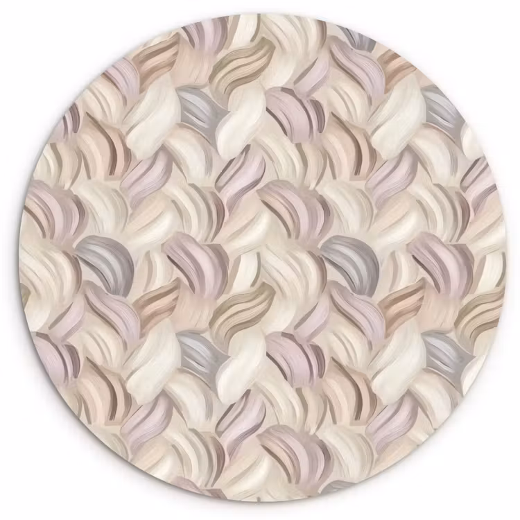 Muurcirkel - Abstract - Golvend - Pastel — 1