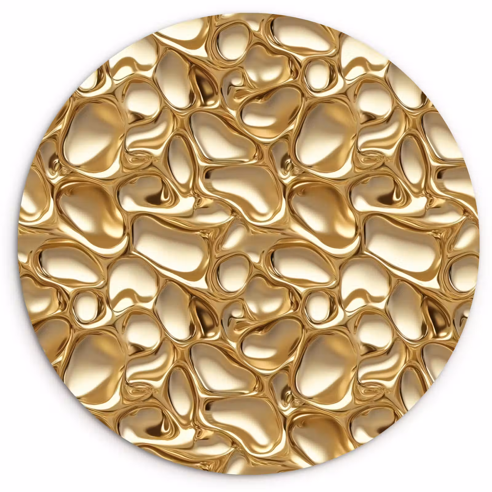 Muurcirkel - Abstract - Modern - Goud — 1