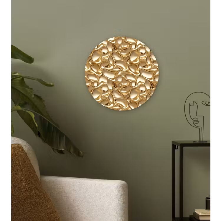 Muurcirkel - Abstract - Modern - Goud — 3