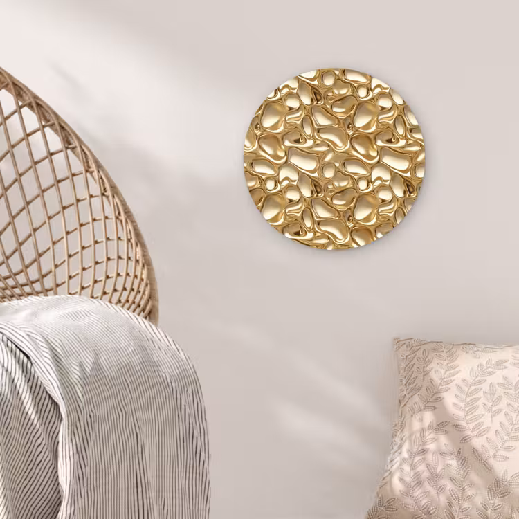 Muurcirkel - Abstract - Modern - Goud — 5