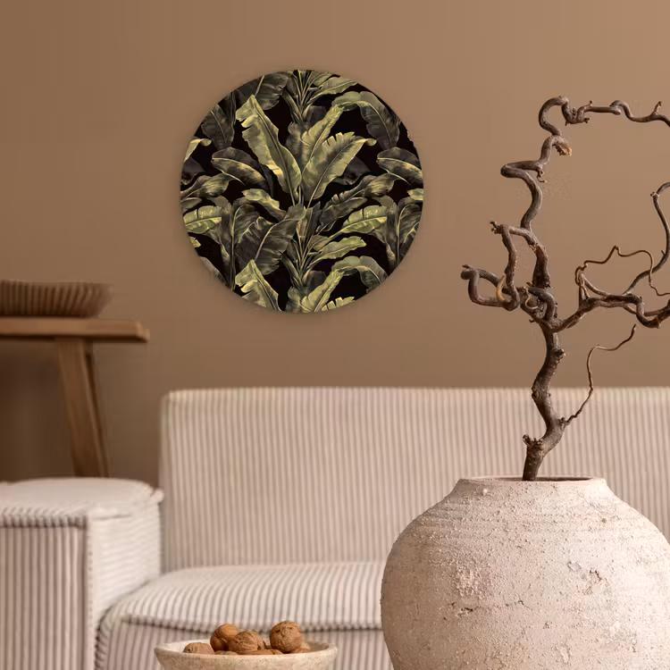 Muurcirkel - Botanisch - Bladeren - Groen — 2